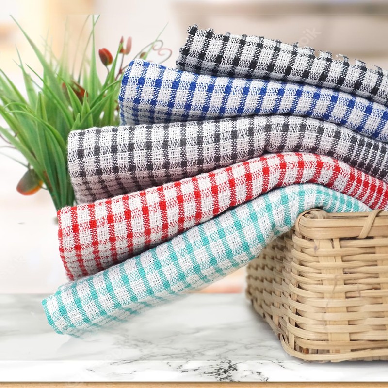 Casabella Wonderdry Tea Towels - 100% Cotton Kitchen Towels 50x70