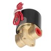 Brass Electric Solenoid Valve 2W025‑08 Normally Closed 1/4in 2 Position