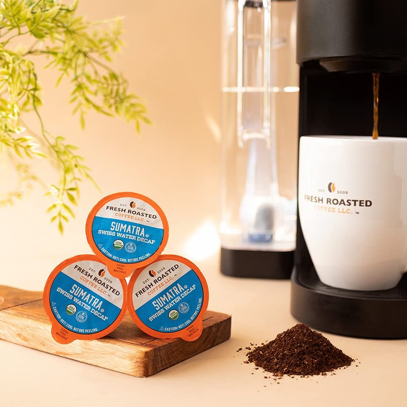 Fresh Roasted Coffee, Organic Sumatra Water-Processed Decaf | 100% Single