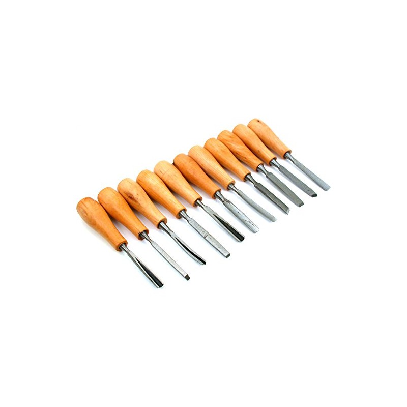 11 Wood Carving Chisel Woodworking Gouges Hobby Tools
