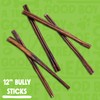 JollyBarks Odor Free Bully Sticks 12 Inch Pizzle Sticks for