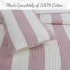 Cozy Line Home Fashions Josie Ivory Taro Bold Striped 100%