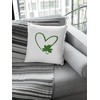 Heart Shamrock Iron On Decal, St Patricks Day Shirt Transfer,