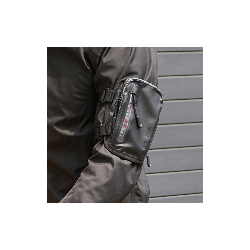 アーバニズム(urbanism) バイク用バック アームポーチ ブラック/グレー H17.5XW13.5XD3.5 UNK-902