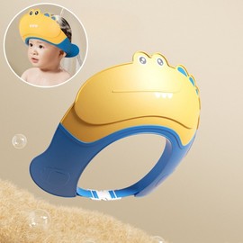 Children's Crocodile Shampoo Cap for Comfortable Hair Washing Shower Hair Cap 2ea