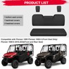 smotrcc Pioneer 1000 Seat Covers with Headrest Covers, Compatible with