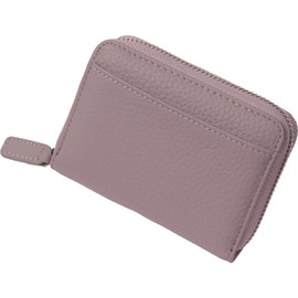 EpicGreen Zig-Zag Card Case Mini Wallet, Skimming Protection, No-Fold Bills, Women's and Men's, RFID, Large Capacity, Box-Shaped, Coin Pouch, Cowhide Leather, Small Wallet
