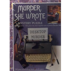Murder She Wrote Desktop Murder Mystery Jigsaw Puzzle