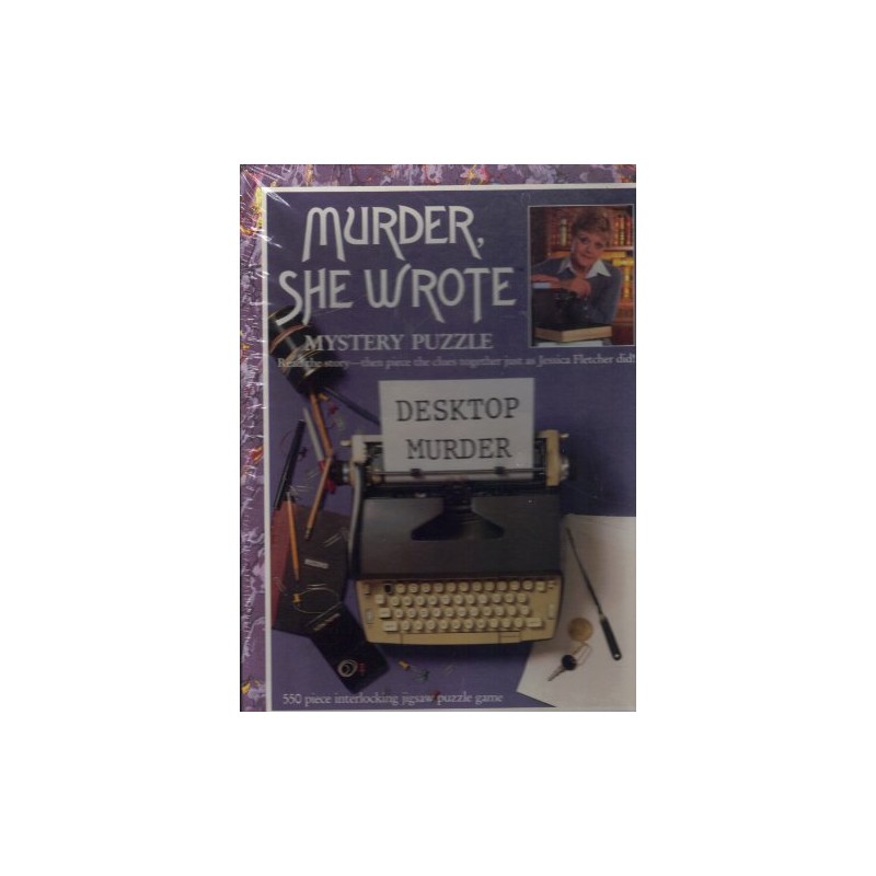 Murder She Wrote Desktop Murder Mystery Jigsaw Puzzle