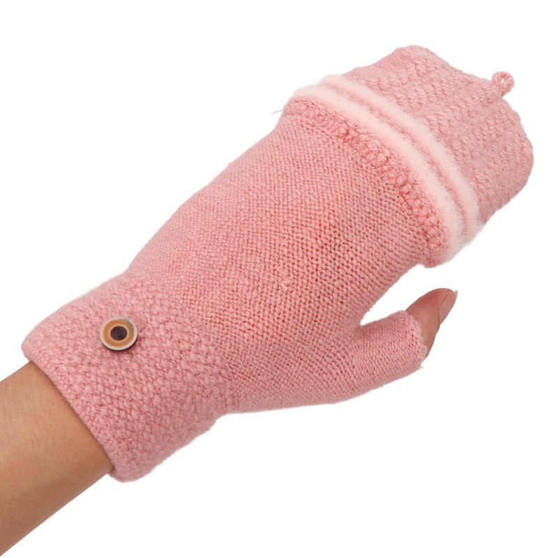 Heated Mitten Gloves Double Sided Heating Promote Blood Circulation USB