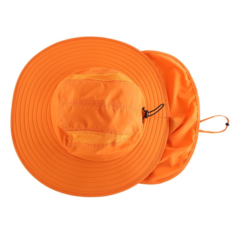 Decentron Adult UPF 50+ Sun Protection Cap Wide Brim Fishing