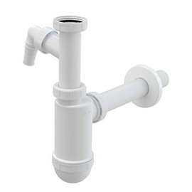 AlcaPlast A430P Bottle Siphon DN32 with Device Connection Drain Set for Washbasin Sink