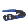 RJ45 Crimping Tool Kit Network Cable Ethernet Jack Pass Through