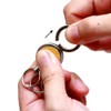 Agility affa "Triple Keychain" Key Holder, Sliding Type, 3 Layers,