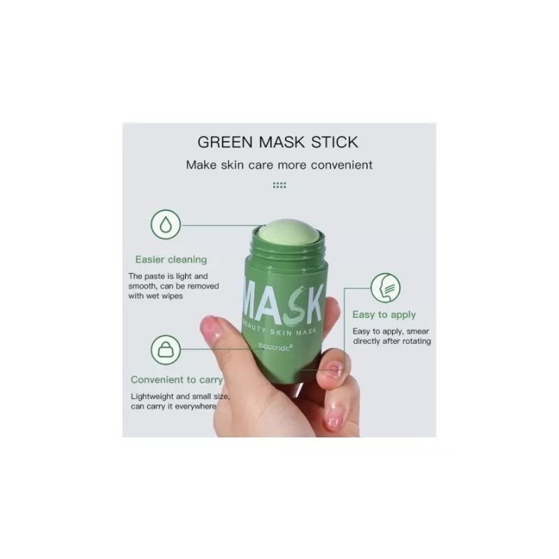Kissnicor Mascarilla Verde Barra Mask Stick Puntos Negros Poros Grasa