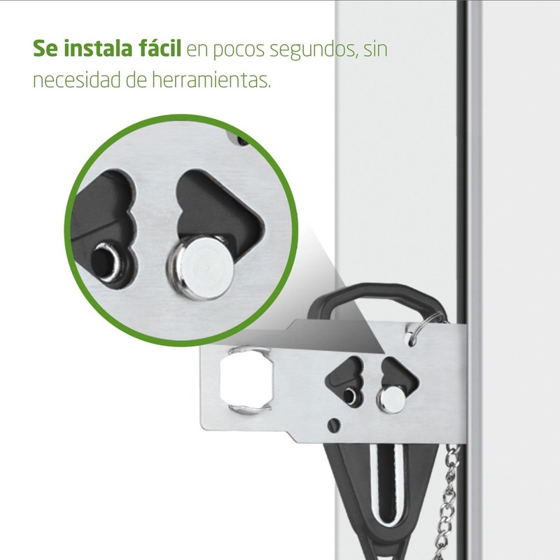 Amig - Portable Door Lock - Easy Hole Free Installation
