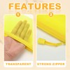 PATIKIL A4 Mesh Zipper Pouch Bags, 5 PCS Mesh Bags