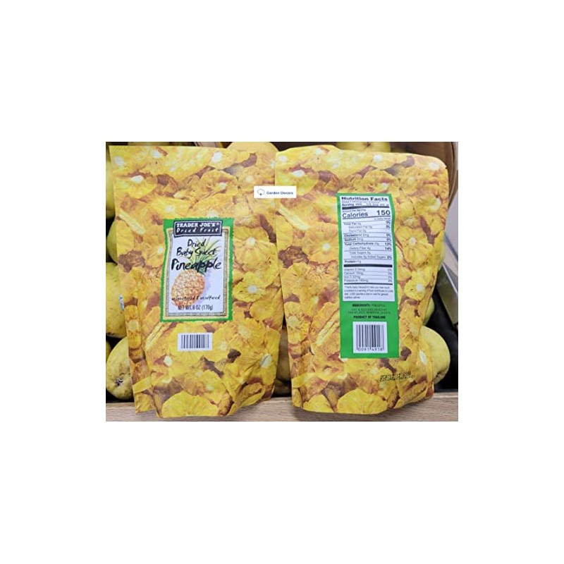 Trader Joe's2 Trader Joe’s Dried Fruit Dried Baby Sweet Pineapple