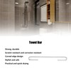 Towel Bar Self Adhesive Wall Mounted Towel Storage Rack Holder