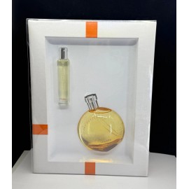 HERMÈS NEW Eau Des Merveilles by Hermes 2 Pcs set  (EDT Spray 3.3 oz + 0.5fl oz) NIB