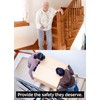 FINEHOUS 32"x4" Non-Slip Stair Treads Tape (15-Pack) - Clear Anti-Slip