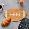 40YARDS American Football Bamboo Wood Board for Breakfast, Dinner or