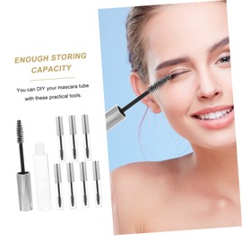 Baluue 8pcs Refillable Mascara Tubes Portable Bottles for Travel Material Leak Design for Mascara and Liquid