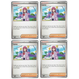 Lacey 139/142 - Stellar Crown Trainer Card Set x4 - Playset