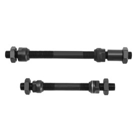 The Lord of the Tools 1 Pair Bike Hub Axles Bicycle Front and Rear Hollow Shaft Steel Quick Release Axle for Mountain Bike Road Bike BMX City Bikes M9x108mm & M10x145mm