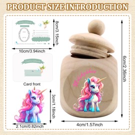 UOY Milk Tooth Box, Tooth Box for Milk Teeth Girls Tooth Box Children's Teeth Box for Family Christening Ceremony