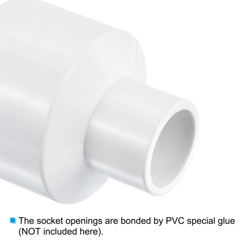 PATIKIL PVC Reducer Pipe Fitting 40mm to 20mm ID, 3