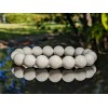 RAYON White Shell Tridacna bead bracelet Men Stretch 12mm 7,