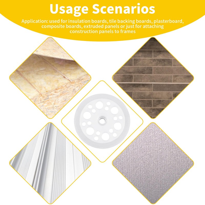 Pack of 200 Plastic Washers Polypropylene Washers 45 mm Insulation