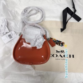 Coach NWT Coach Retail Mini Ergo Bag Crinkle Patent Coachtopia leather Crossbody CQ832