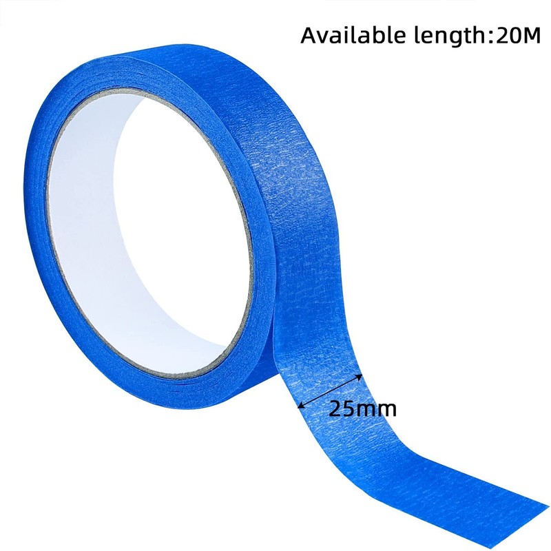 Blue Painter's Tape - 4 Rollers Decorative Writable Masking Tape