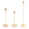 Candle Holders Set of 3 for Taper Candles Decorative Candlestick