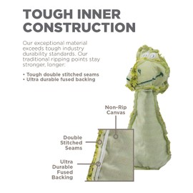 Charming Pet Lil Roperz Fox Durable Plush and Rope Tug Dog Toy