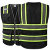 HATAUNKI Reflective Safety Vest for Men Women Hi Vis Vest