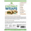 NUCO Certified ORGANIC Paleo Gluten Free Vegan Coconut Wraps, 5
