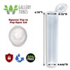 W Gallery 50 Clear 116mm Pop Top Tubes - Airtight