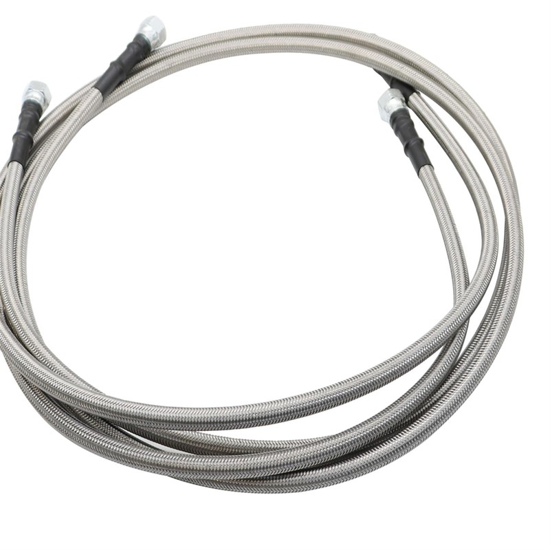 Assembroverse 70 Inch Flexible SS Braided Transmission Cooling Hose Kit