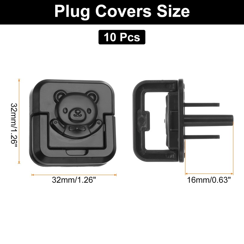 MECCANIXITY 10 Pack Outlet Covers Proofing, Plug Covers Easy Installation