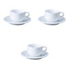 Set of 3 Plage Stack Demitasse C/S [ 9 x
