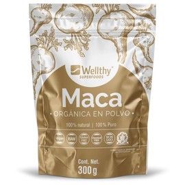 MACA ORGANICA WELLTHY SUPER FOODS 300GRAMOS