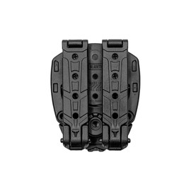 Tek-Mount Receiver - Quick Connect Mounting System for Holsters, Mag Pouches and Tactical Duty Gear (Tek-Mount Receiver On Molle-Loks)