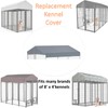 MDHAO 8' x 4' Dog Kennel Cover 600D Heavy Duty