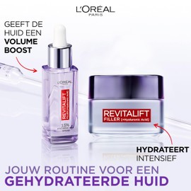 L'Oréal Paris - Revitalift Filler 1,5% Hyaluronsäure Serum - Hydratation - 30ml - Für hydratisierte Haut