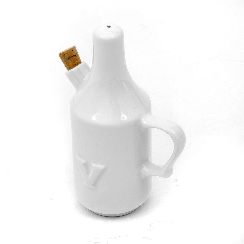 Ability Superstore Ceramic White Dignity Vinegar Pourer