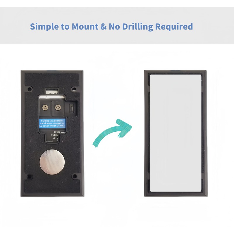 Qjin Double Sided Tape for Ring Video Doorbell (2nd Generation),