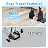 Flight Footrest, Travel Footrest with Memory Foam, Portable, Adjustable, Airplane,